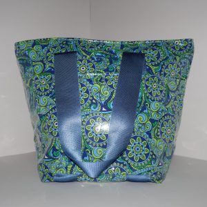 Blue Shweshwe Shopper